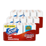 Scott Paper Towels, Choose-A-Sheet, 45 Double Rolls = 90 Regular Rolls (108 Sheets Per Roll)