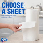 Scott Paper Towels, Choose-A-Sheet, 45 Double Rolls = 90 Regular Rolls (108 Sheets Per Roll) - Image 2