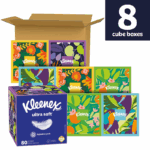 Kleenex Ultra Soft Facial Tissues,4 boxes, 32 Cube Boxes, 80 Tissues per Box, 3-Ply, Packaging May Vary - Image 2