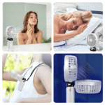 Jsdoin Handheld Fan, Portable Mini Fan, Rechargeable, Small Pocket Fan with 5 Speed Levels, Foldable USB Fan for Office, Outdoor - Image 5