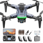 HYTOBP S166 GPS Drone with Camera 4K Professional for Adults Beginners, Drone with 3 Cameras