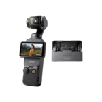 DJI Osmo Pocket 3 + Mic 2 (2 Transmitters + 1 Receiver + Charging Cradle) Vlogging Camera with 1 Inch CMOS and 4K/120 fps, 3-Axis Stabilis., Quick Focus, Face/Object Tracking, 2 Inch Touch Screen
