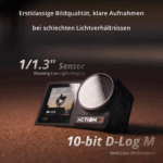 DJI Osmo Action 4 Essential Combo, 4K/120fps Action Cam with 1/1.3 Inch Sensor, Underwater Camera, Stunning Low-Light Recordings, 10-Bit and D-Log M Colour Performance, Long Lasting 1770 mAh Battery - Image 2