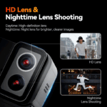 SVBONY SVGo (2nd Action Camera, 4K 30fps, Waterproof Camera for Night/Low Light, F2.0/F1.4 Dual Lens Action Camera, 145°FOV, Dual IPS Screen for Travel, Vlog - Image 2