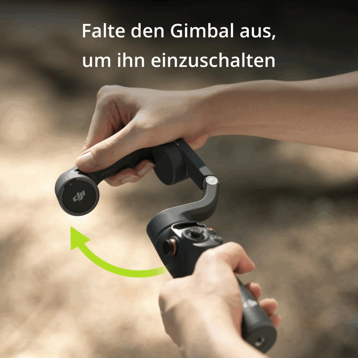 DJI OSMO Mobile 6 smartphone gimbal, 3-axis stabilisation, built-in extension rod, handy and foldable, vlog gimbal - Image 3