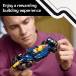 LEGO Speed Champions Oracle Red Bull Racing RB20 F1 Race Car Model Kits - Building Set for Adults, Ages 18+ with Realistic Features - Red Bull F1 DIY Crafts for Display - Gift Idea for F1 Fans - 77243 - Image 5