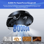 roborock Q7 L5+ Robot Vacuum Cleaner Set with Automatic Dust Emptying, Dual Anti-Tangle System, 8,000 Pa Suction Power, Electronic Water Tank, LiDAR Navigation - Image 3