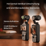 DJI Osmo Pocket 3 + Mic 2 (2 Transmitters + 1 Receiver + Charging Cradle) Vlogging Camera with 1 Inch CMOS and 4K/120 fps, 3-Axis Stabilis., Quick Focus, Face/Object Tracking, 2 Inch Touch Screen - Image 6
