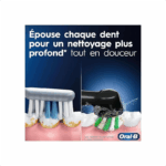 Oral-B Vitality Pro Brosse A Dents Electrique Noire, Pour Adultes, Modes De Nettoyage Avec Sensibilité Plus, 1 Brossette De Rechange, 1 Chargeur - Image 4