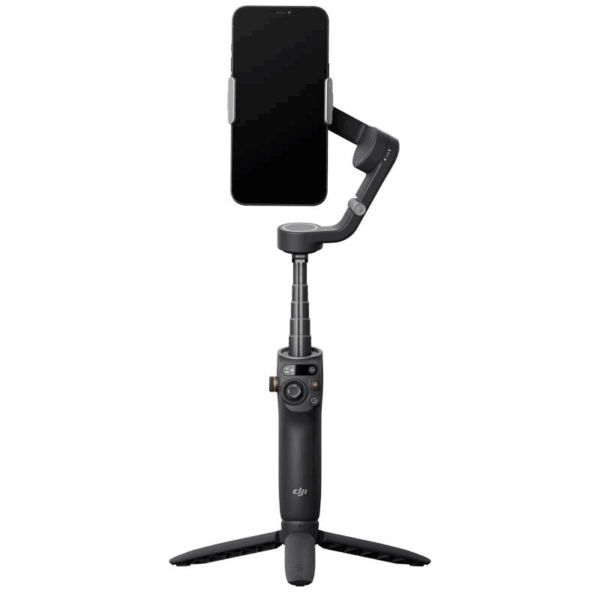DJI OSMO Mobile 6 smartphone gimbal, 3-axis stabilisation, built-in extension rod, handy and foldable, vlog gimbal