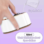 Travel Steamer Iron for Clothes Mini - Portable Ironing Machine Travel Small Size Portable Steamer Travel College Dorm Home Essentials Steamer for Clothes(White) - Image 5