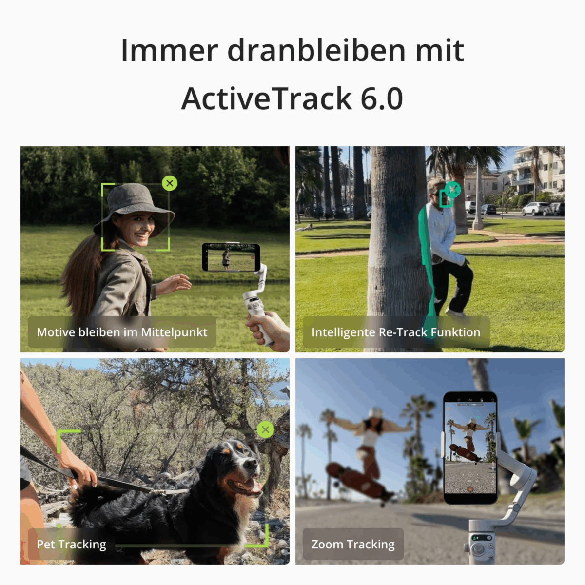 DJI OSMO Mobile 6 smartphone gimbal, 3-axis stabilisation, built-in extension rod, handy and foldable, vlog gimbal - Image 5