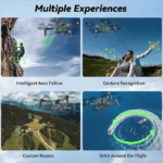 HYTOBP S166 GPS Drone with Camera 4K Professional for Adults Beginners, Drone with 3 Cameras - Image 7