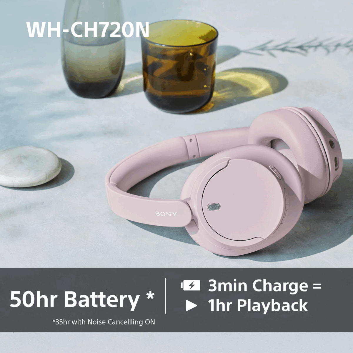 Sony WH-CH720N Wireless Bluetooth Noise-Canceling Headphones - Image 3