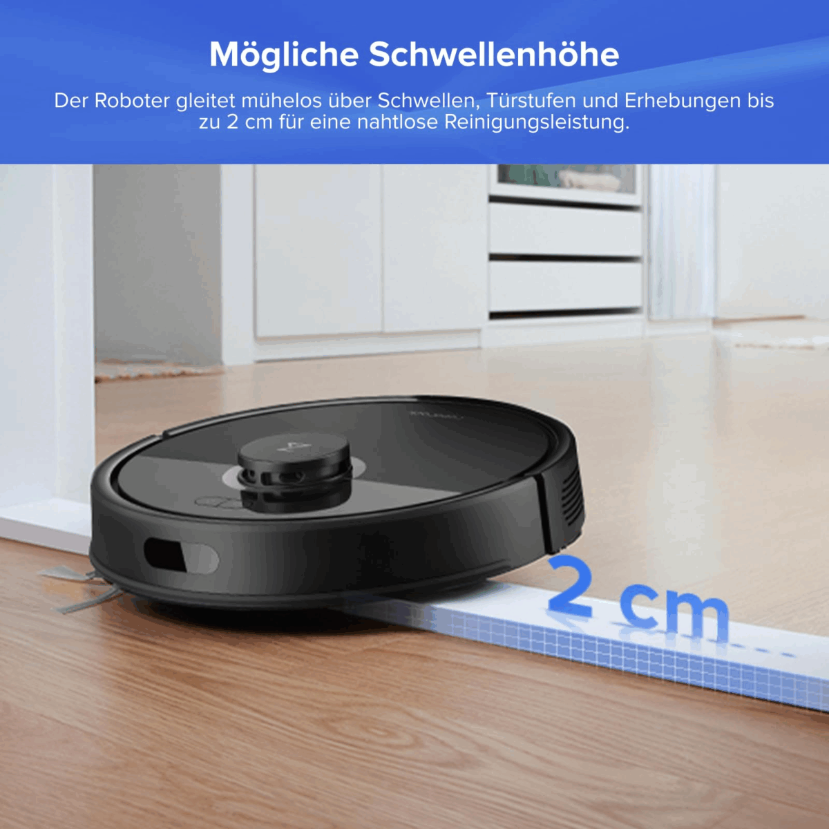 roborock Q7 L5+ Robot Vacuum Cleaner Set with Automatic Dust Emptying, Dual Anti-Tangle System, 8,000 Pa Suction Power, Electronic Water Tank, LiDAR Navigation - Image 7