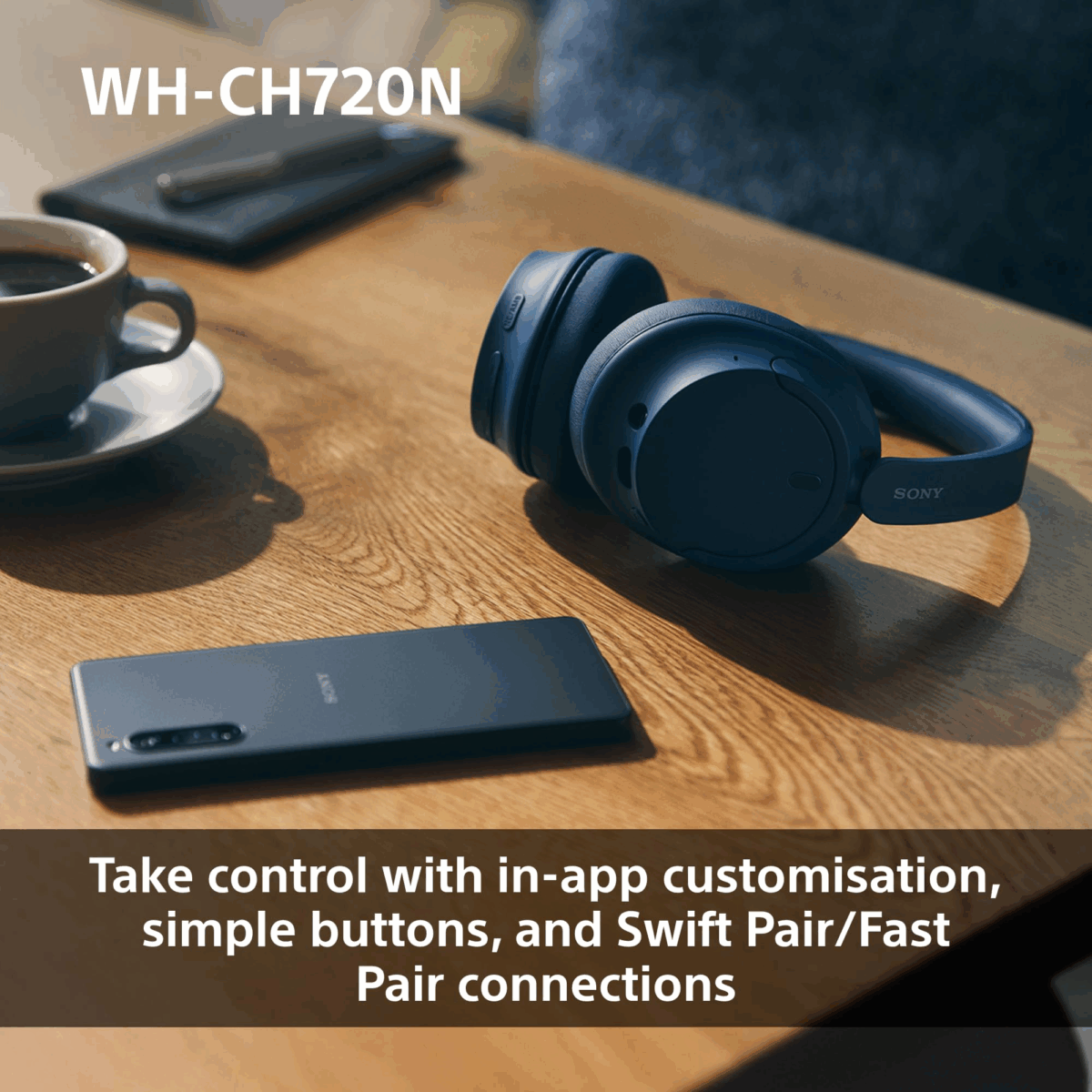 Sony WH-CH720N Wireless Bluetooth Noise-Canceling Headphones - Image 8