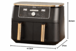 Ninja Foodi MAX Dual Zone [AF400EUCP] Hot Air Fryer 2 Large Frying Compartments, 6 Functions, 2 Independent Garzones, 9.5 Litres - Image 10