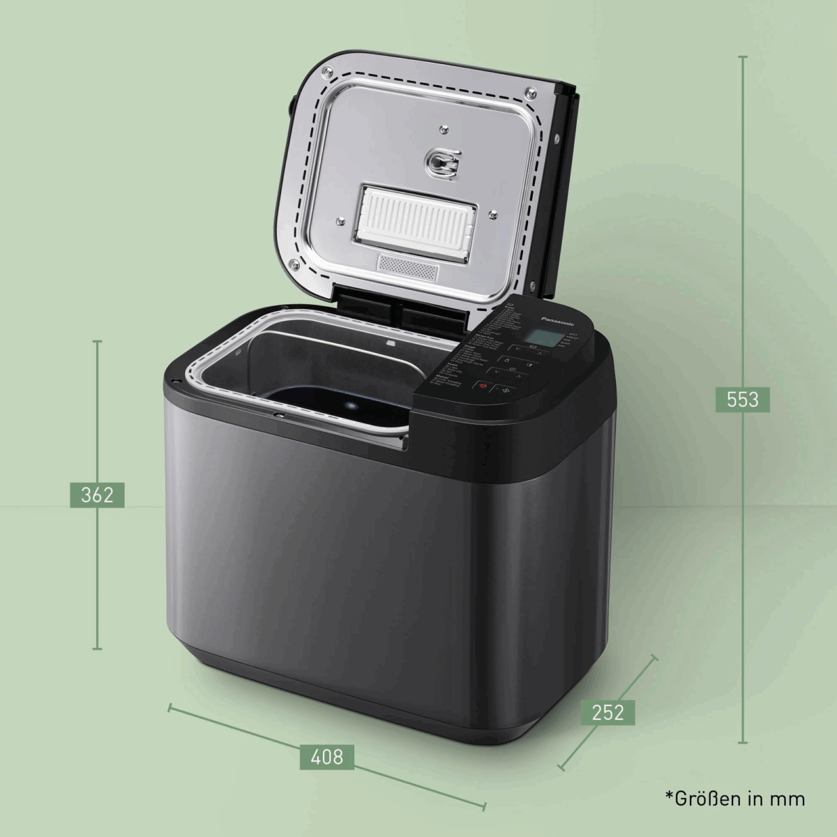 Panasonic SD-YR2540 Premium Grey Fully Automatic Bread Maker - Image 9